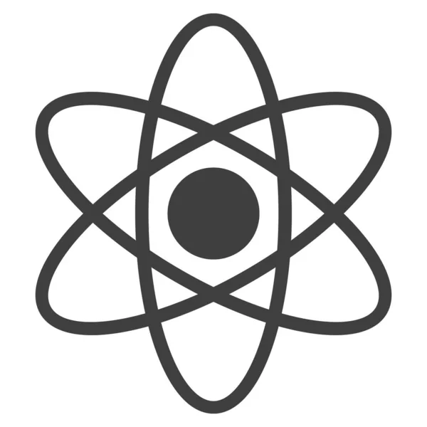 Atom Flat Icon Raster — Stock Photo, Image