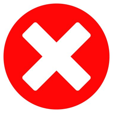 İmza Düz Simge Resmini İptal Et