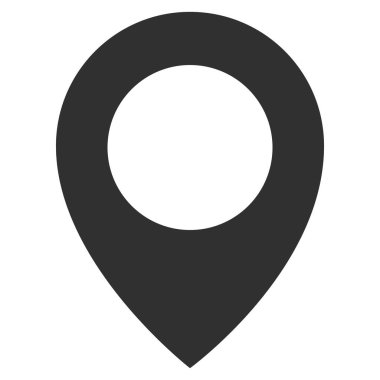 İşaretçi düz simge tasarlamak göster