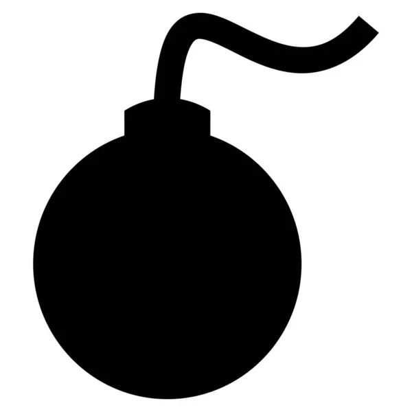 Imagem plana do ícone da bomba — Fotografia de Stock