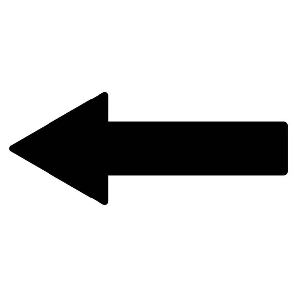 Left Arrow Flat Icon Image — Stock Photo, Image