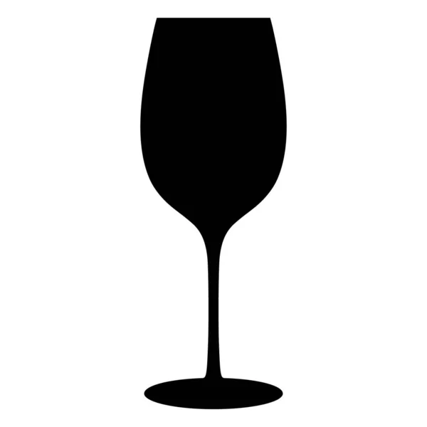 Wine Glass Flat Icon Image — Stock Photo, Image