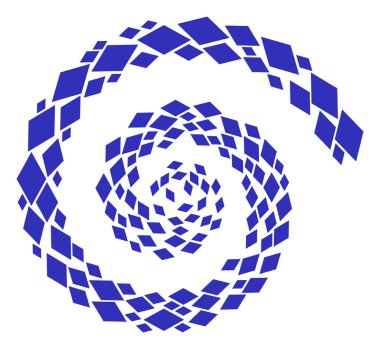 Rhombus Simgesi Döndürme Mozaiği