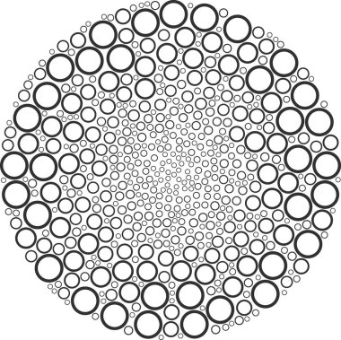 Boş Küre Simgesi Patlama Kümesi Kolajı
