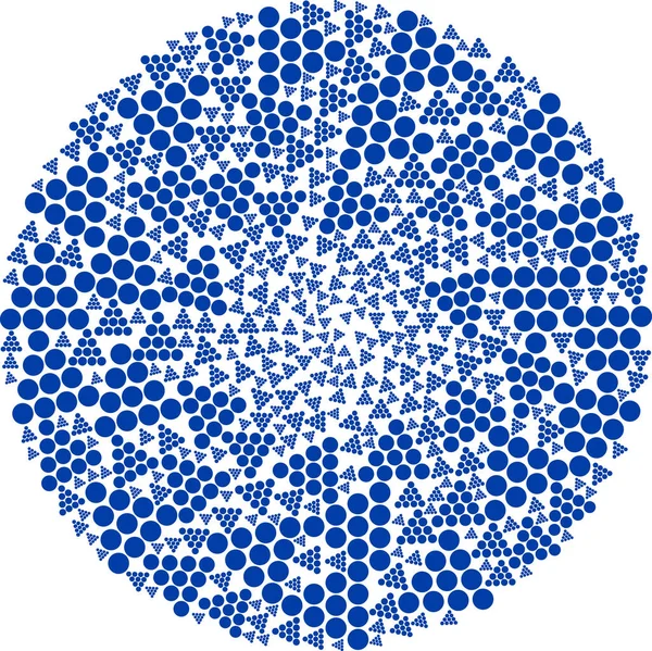 Druiven Pictogram Exploderende Ronde Cluster Collage — Stockvector