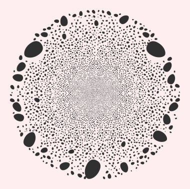 Yumurta Simgesi Kolajı Patlama Küresi Kümesi