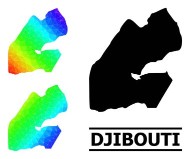 Djibouti 'nin Çapraz Gradyanı Üçgenli Spektrum Haritası