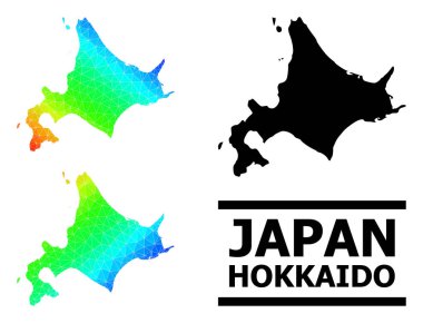 Çapraz Gradyan ile Hokkaido Adasının Çokgen Spektrum Haritası