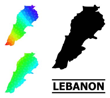 Lübnan 'ın Çapraz Gradyanlı Üçgenli Spektrum Haritası