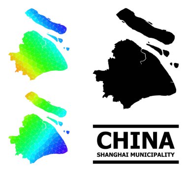 Çapraz Gradyan ile Şangay Belediyesinin Çokgen Spektrum Haritası