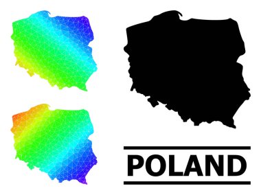 Çapraz Gradyan ile Polonya 'nın Çokgen Spektrum Haritası