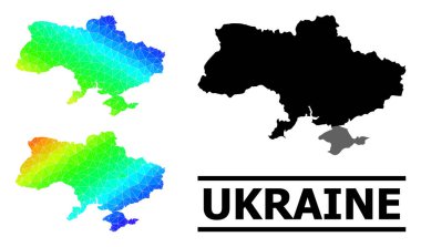Çapraz Gradyan ile Çokgen Ukrayna Spektrum Haritası