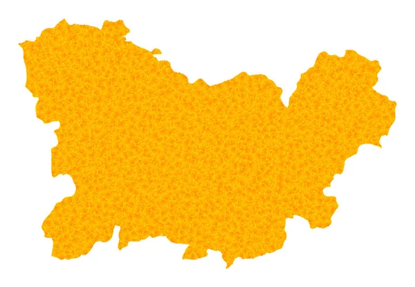 乌兰斯省黄金矢量图 — 图库矢量图片