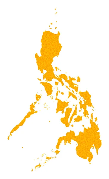 菲律宾金色矢量图 — 图库矢量图片