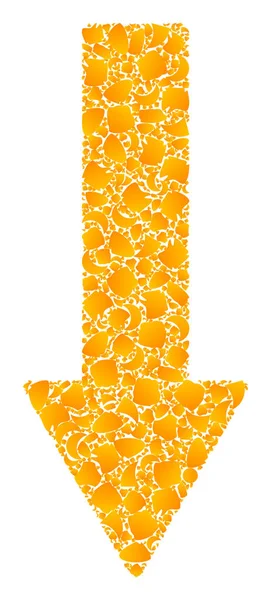 拱形马赛克图标下的金色矢量 — 图库矢量图片