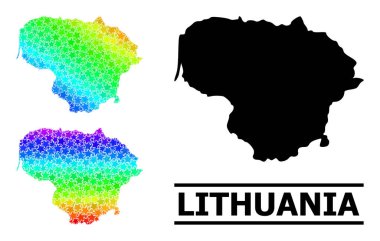 Spektrum Gradyan Litvanya Kolajı Mozaik Haritası