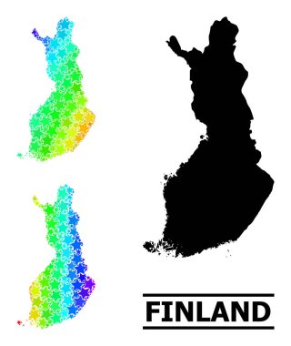 Spektrum Gradyan Finlandiya Mozaik Haritası
