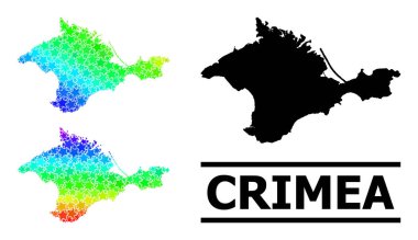 Spektrum Gradyan Yıldızları Kolajı Mozaik Haritası