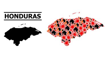 Honduras Savaş Mozaik Haritası
