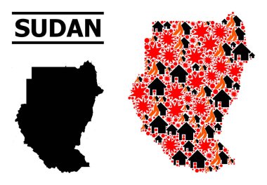 Sudan 'ın Savaş Modeli Haritası