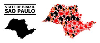 Sao Paulo Eyaleti Savaş Modeli Haritası