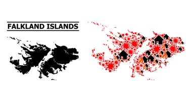 Falkland Adalarının Savaş Düzeni Haritası