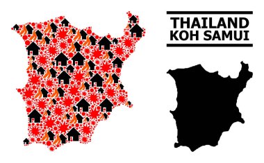 Koh Samui Savaş Mozaik Haritası