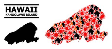 Kahoolawe Adası 'nın Savaş Düzeni Haritası