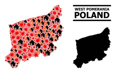 Batı Pomerania Eyaleti Savaş Mozaik Haritası