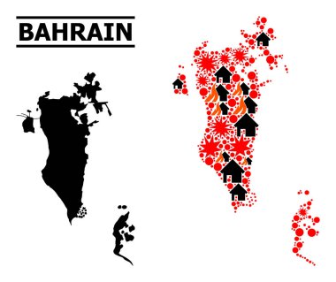 Savaş Mozaik Bahreyn Haritası
