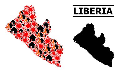 Liberya Savaş Kolajı Haritası