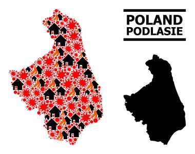 Podlasie Eyaleti Savaş Kolajı Haritası