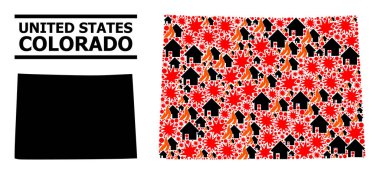 Colorado Eyaleti Savaş Modeli Haritası