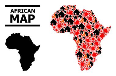 Savaş Mozaik Afrika Haritası