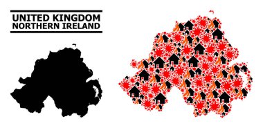 Kuzey İrlanda 'nın Savaş Modeli Haritası