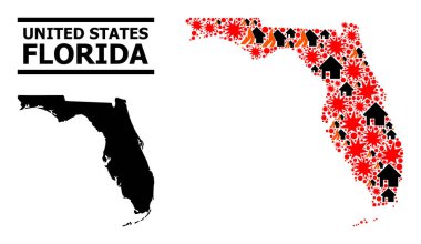 Florida Eyaleti Savaş Mozaik Haritası
