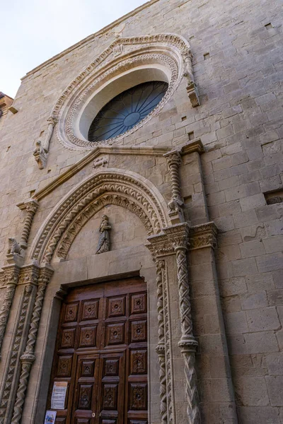 Chiesa Sant Agostino Con Suo Convento Edificio Religioso Lanciano Parrocchia — Foto Stock