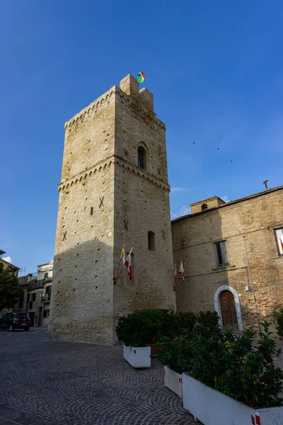 Torre San Giovanni Della Candelora Trova Nel Quartiere Lanciano Vecchia — Foto Stock
