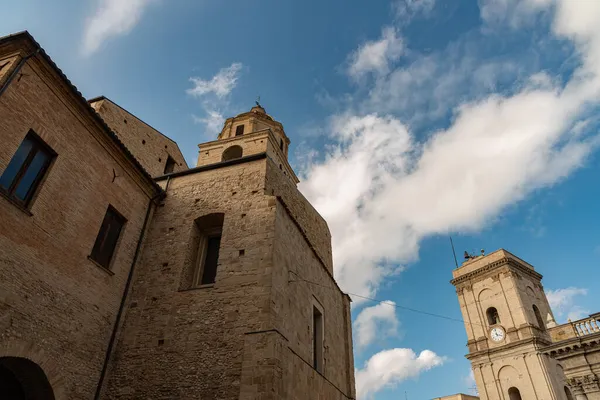 stock image The church of San Francesco or sanctuary of the Eucharistic Miracle is annexed to the homonymous convent of the Friars Minor Conventual. It contains the famous relics of the Eucharistic miracle of Lanciano.