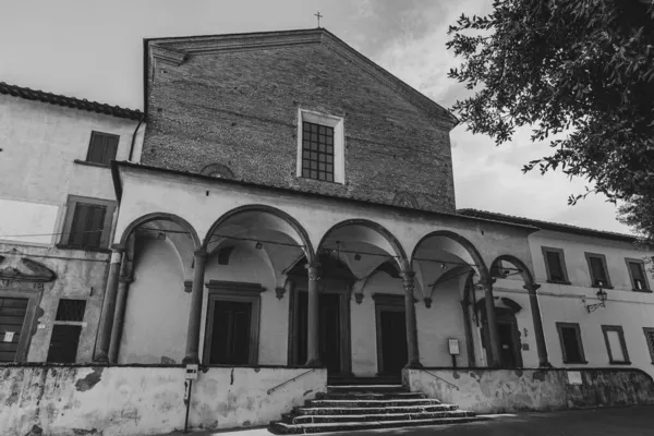 Abadia San Salvatore Está Localizada Fucecchio Fundada 986 Igreja Conserva — Fotografia de Stock