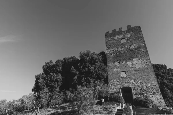 Foda Parque Corsini Torres Fortificadas Dominado Pela Majestade Torre Grossa — Fotografia de Stock