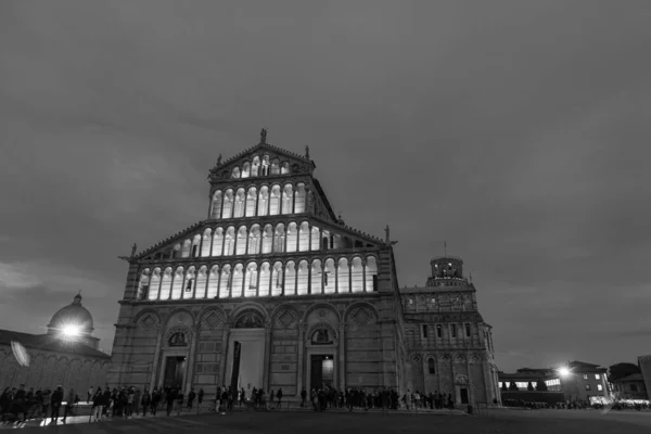 Piazza Del Duomo Nun Merkezinde Yer Alan Santa Maria Assunta — Stok fotoğraf