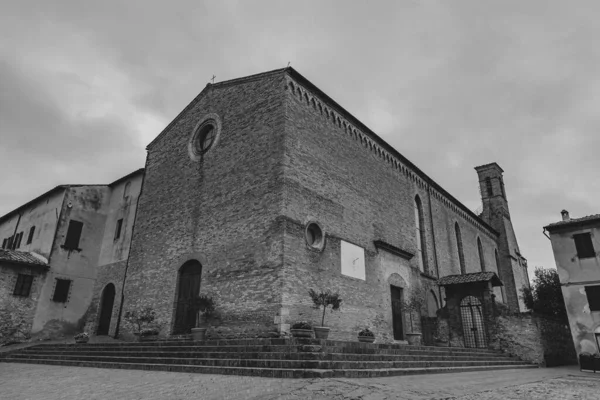 Iglesia Sant Agostino Lugar Culto Católico Centro Histórico San Gimignano —  Fotos de Stock
