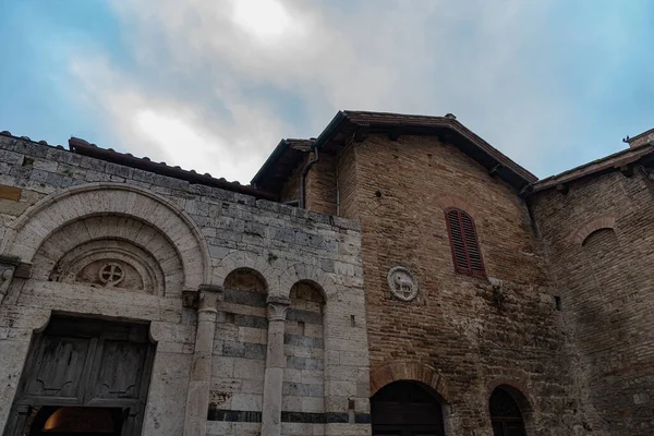 San Gimignano Toskana Bir Şehirdir Yüzyıl Duvarlarıyla Çevrili Olan Tarihi — Stok fotoğraf
