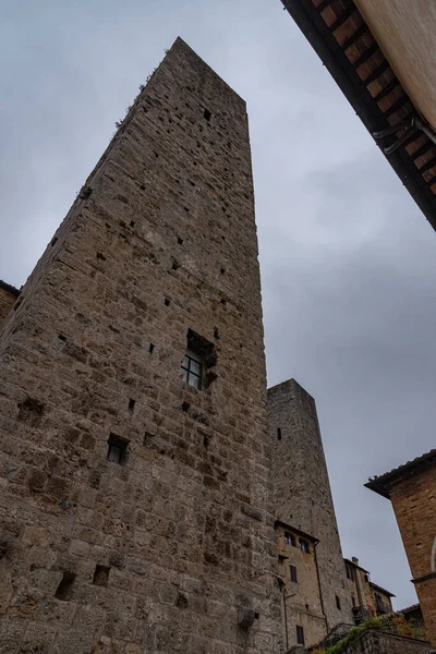 San Gimignano Stad Toscana Omgiven 13Th Century Väggar Mittpunkten Dess — Stockfoto