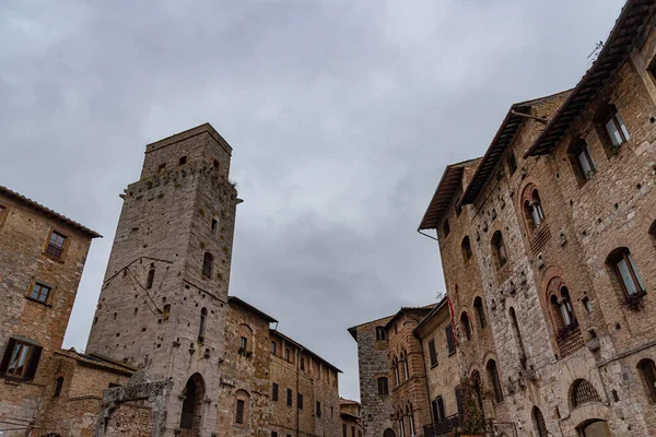 Сан Джиминьяно Город Тоскане Окруженный Стенами Xiii Века Центр Исторического — стоковое фото