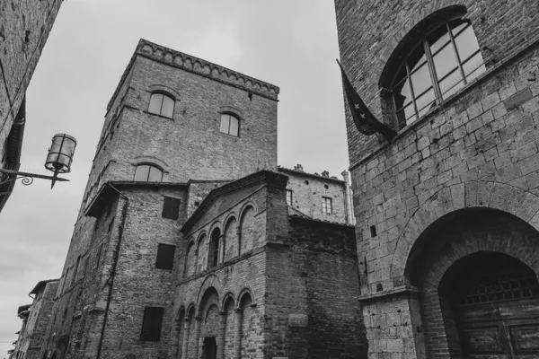 San Gimignano Egy Város Toszkánában Századi Falakkal Körülvett Történelmi Központ — Stock Fotó