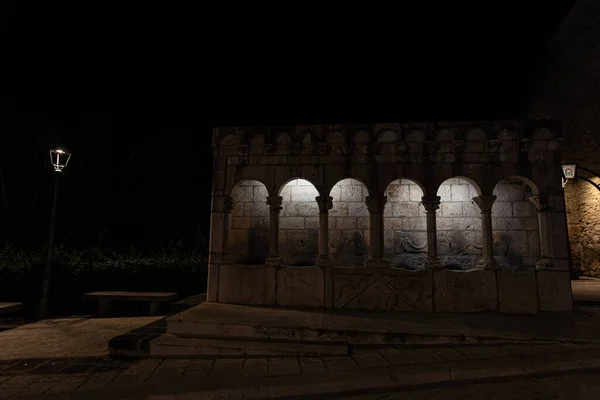 Isernia Molise Fraternal Fountain Elegant Public Fountain Well Symbol City — Stock Photo, Image