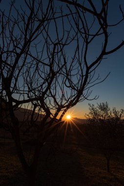 Molise, İtalya 'da günbatımının muhteşem fotoğrafları