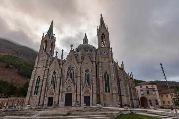 Castelpetroso Molise Heiligtum Der Madonna Addolorata Das Heiligtum Das Mit — Stockfoto